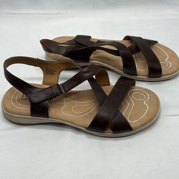 Women's Brown and Tan b.o.c. Comfort Sandals - Picture 3 of 8